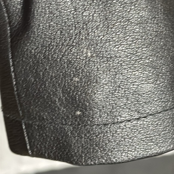 Trails and men’s heavy fully lined black leather jacket - Picture 11 of 12